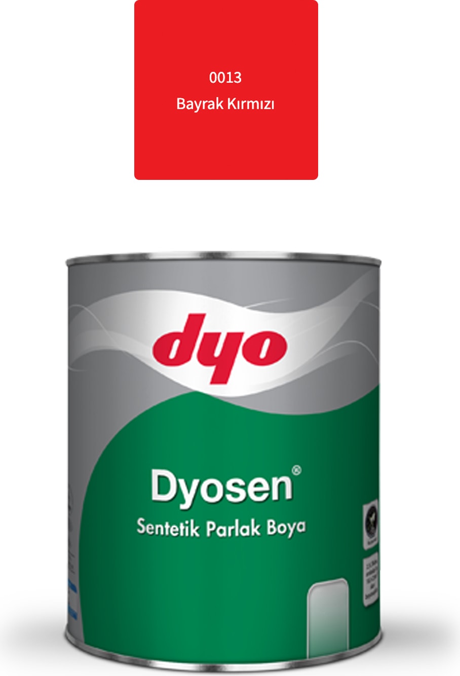 DYO sen Bayrak Kırmızı 2,5 Lt