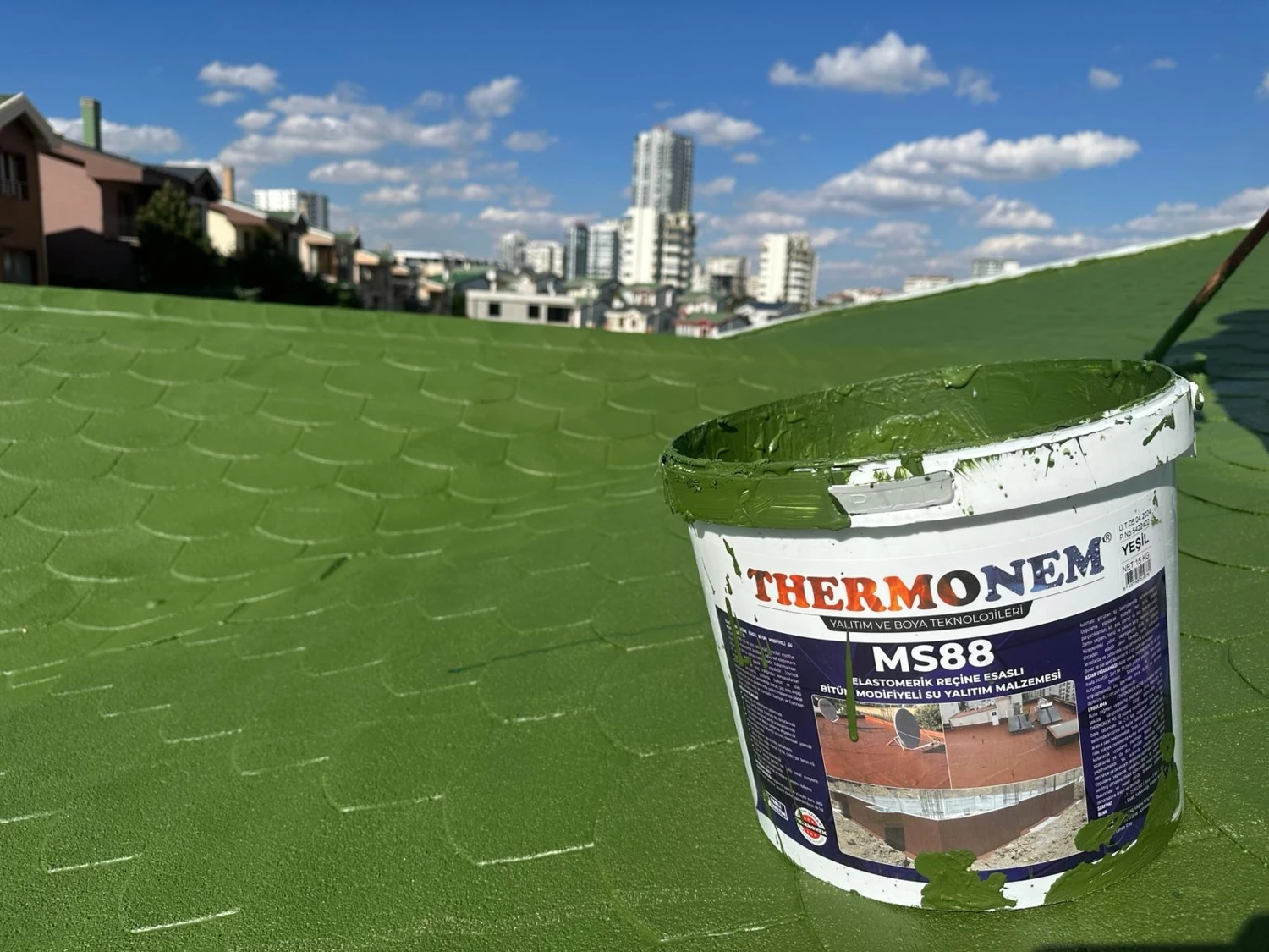 MS88 Reçine Esaslı Bitüm Modifiyeli Su Yalıtım Malzemesi 15kg