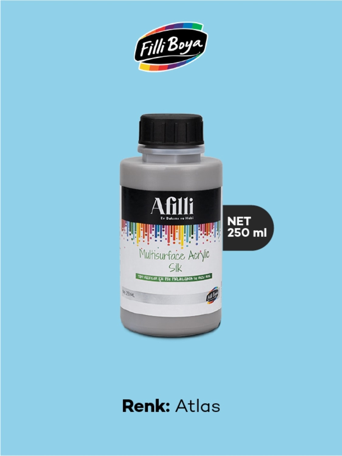 Afilli Multisurface Akrilik Boya 250ML Atlas