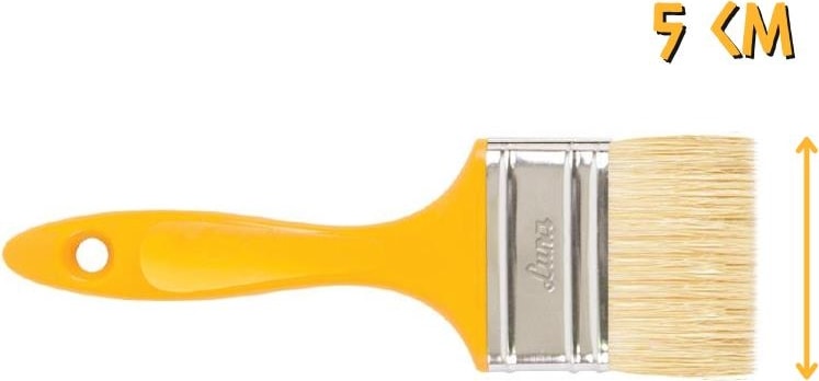 İZMİR FIRÇA Izmir Fırça Libra Kestirme Boya Fırçası No: 2.5 - 5 Cm.