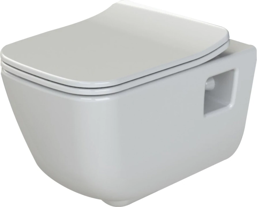 Aqua Rımless Asma Klozet + Slim Kapak