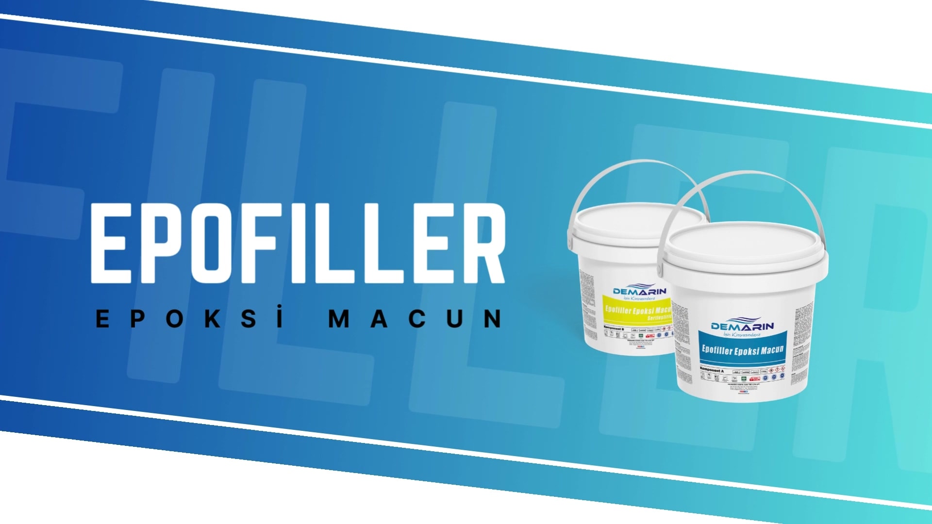 Epofiller Epoksi Dolgu Macun A B Komponent (10 10) 20 Kg