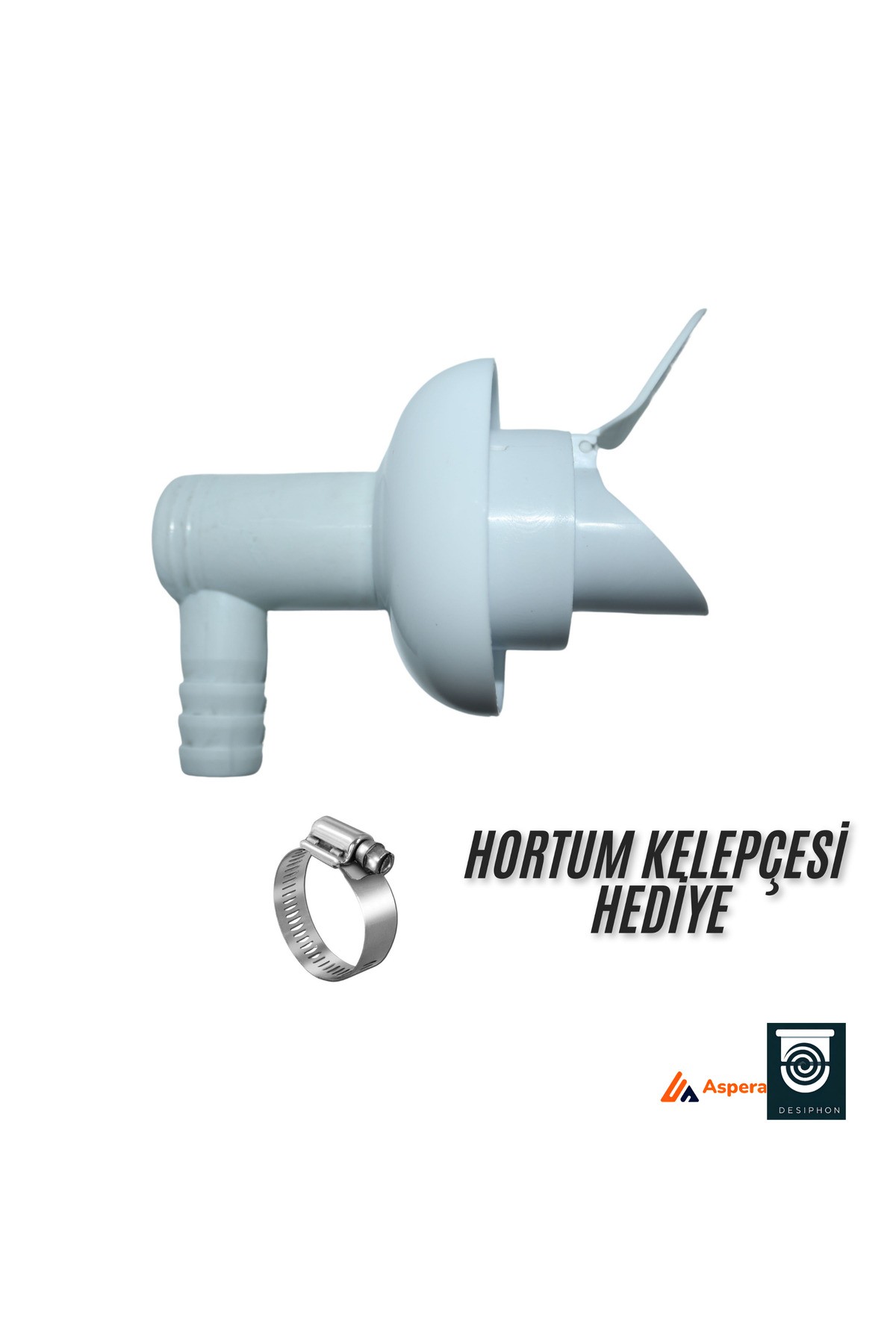Çamaşır ve Bulaşık Makinesi Gider Koku Önleyici Çekvalf Adaptör Conta | Ø50 mm Haşere ve Koku Koruma