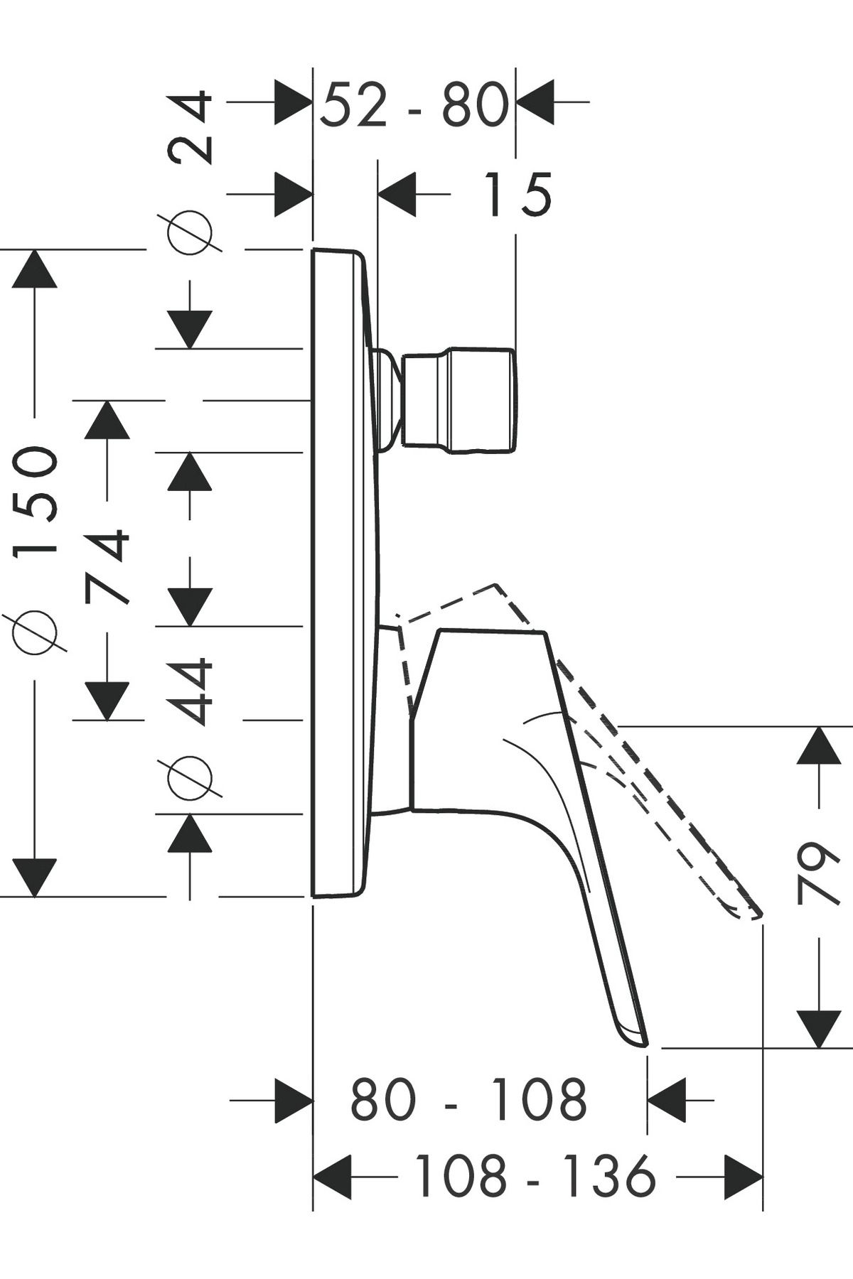 Focus Ankastre Duş Seti