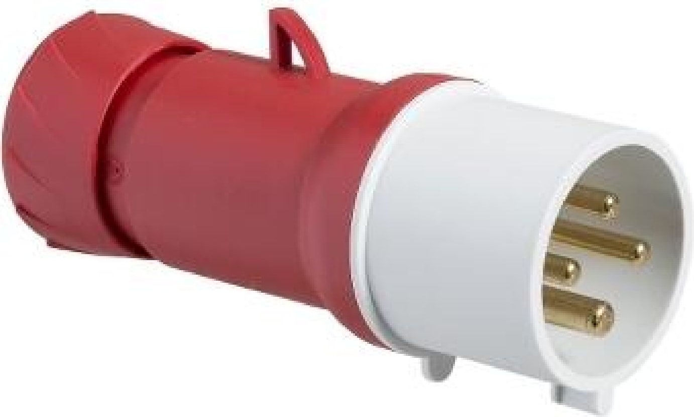 Z00550F ,4-Kutup/16-Amper Düz Seyyar Fiş