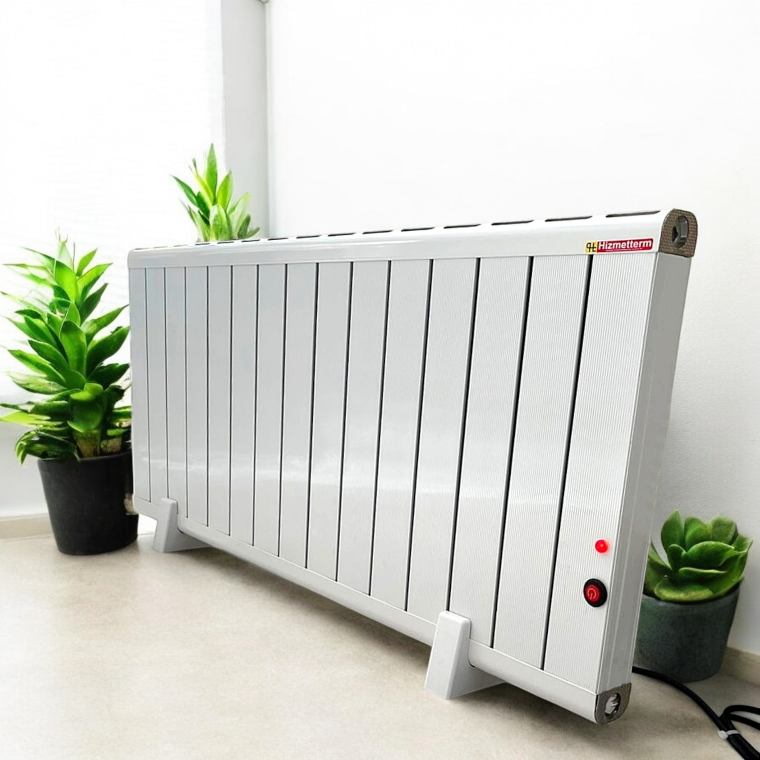 Elektrikli Radyatör 600+600 (1200WATT) Çift Rezistanslı Aluminyum Hizmetterm