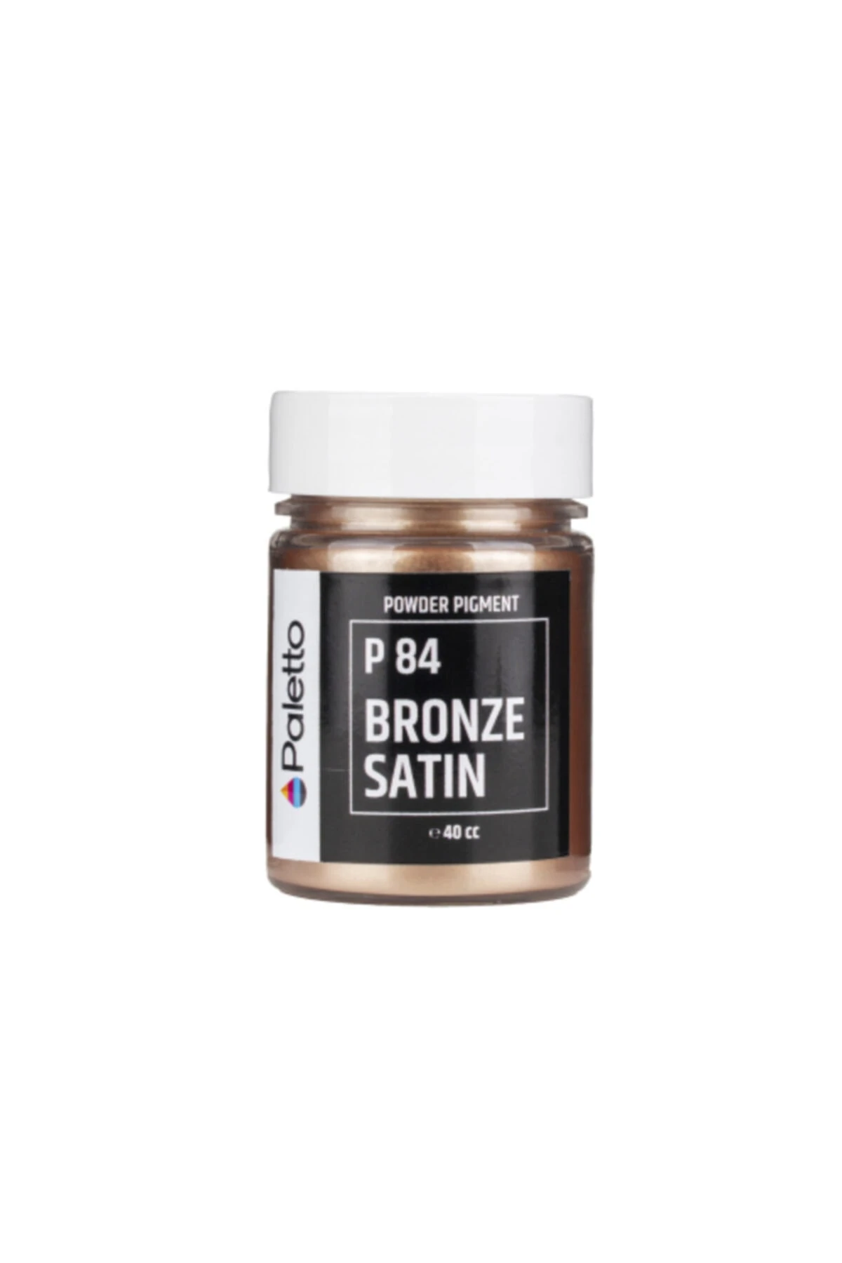 Paletto P84 Saten Bronz Metalik Toz Pigment Epoksi Boya 40cc