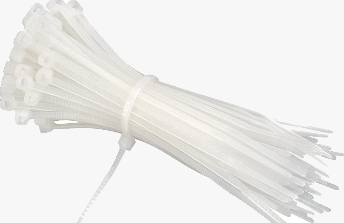 Plastik Kelepçe Cırt Kablo Bağı 2.5X200MM Beyaz 500 Adet