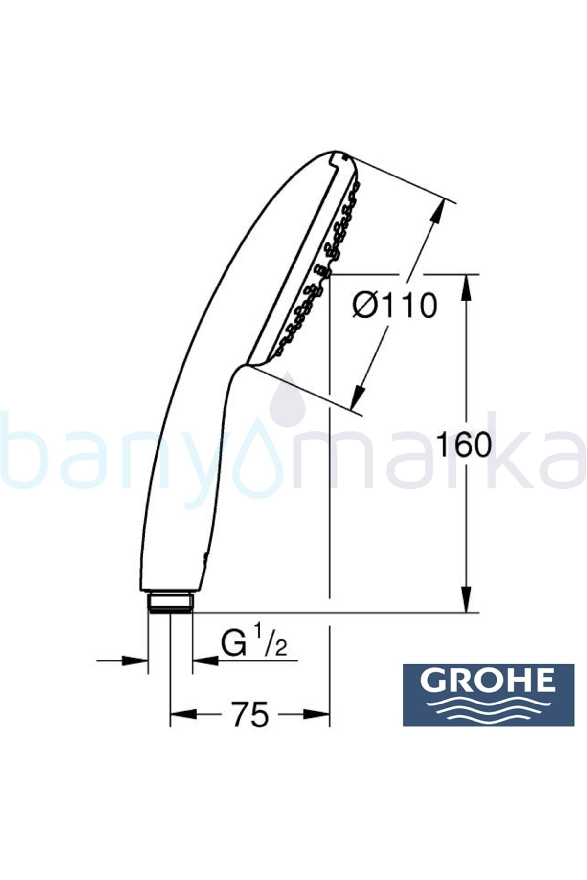 Tempesta 110 El Duşu, 1 Akışlı - 27923003