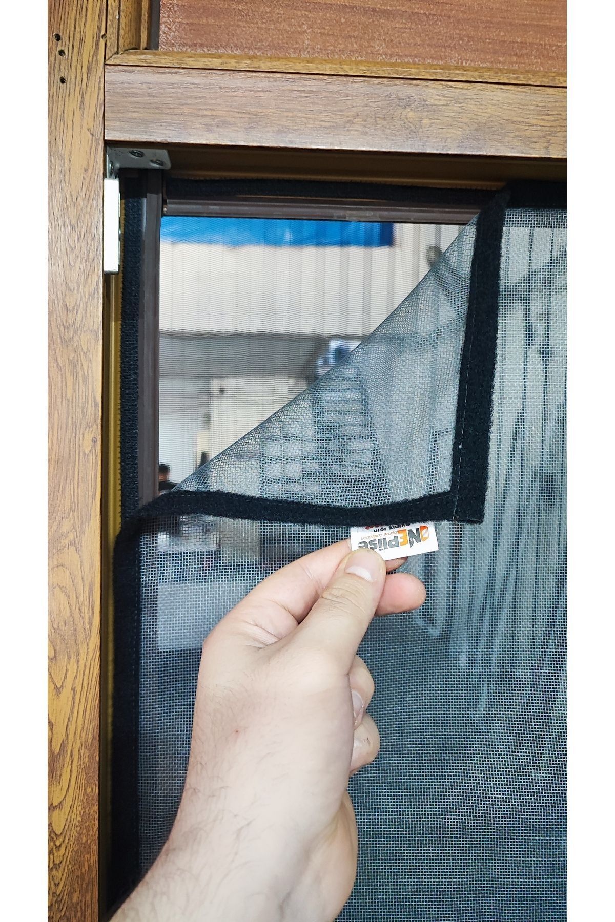 Pratik - Hazır Sineklik 80 X 220 Cm Kapı Sinekliği - 80 X 150 Pencere Sinekliği (2'li Paket)