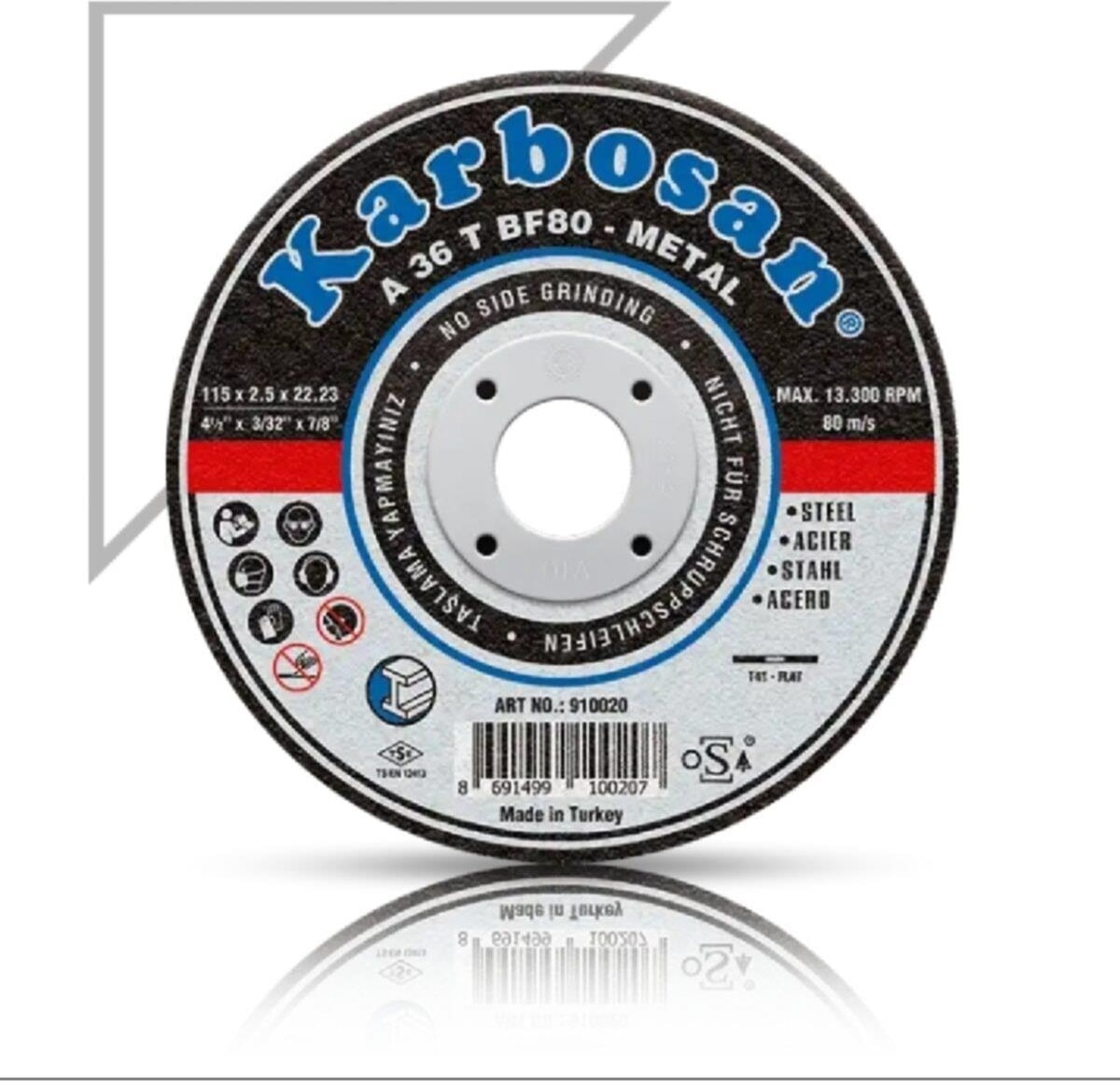 KARBOSAN Kesici Taş 115 mm