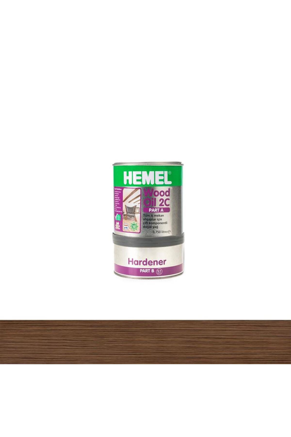 15063 Wood Oil 2c Ahşap Için Doğal Yağ 900ml Chocolate