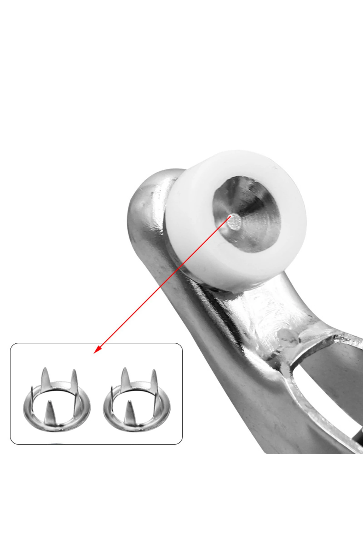 Metal Çıtçıt Düğme Pensesi- 100 Adet Çıtçıt Düğmesi Seti-metal Düğme Yapma Pensesi Ve Düğmesi