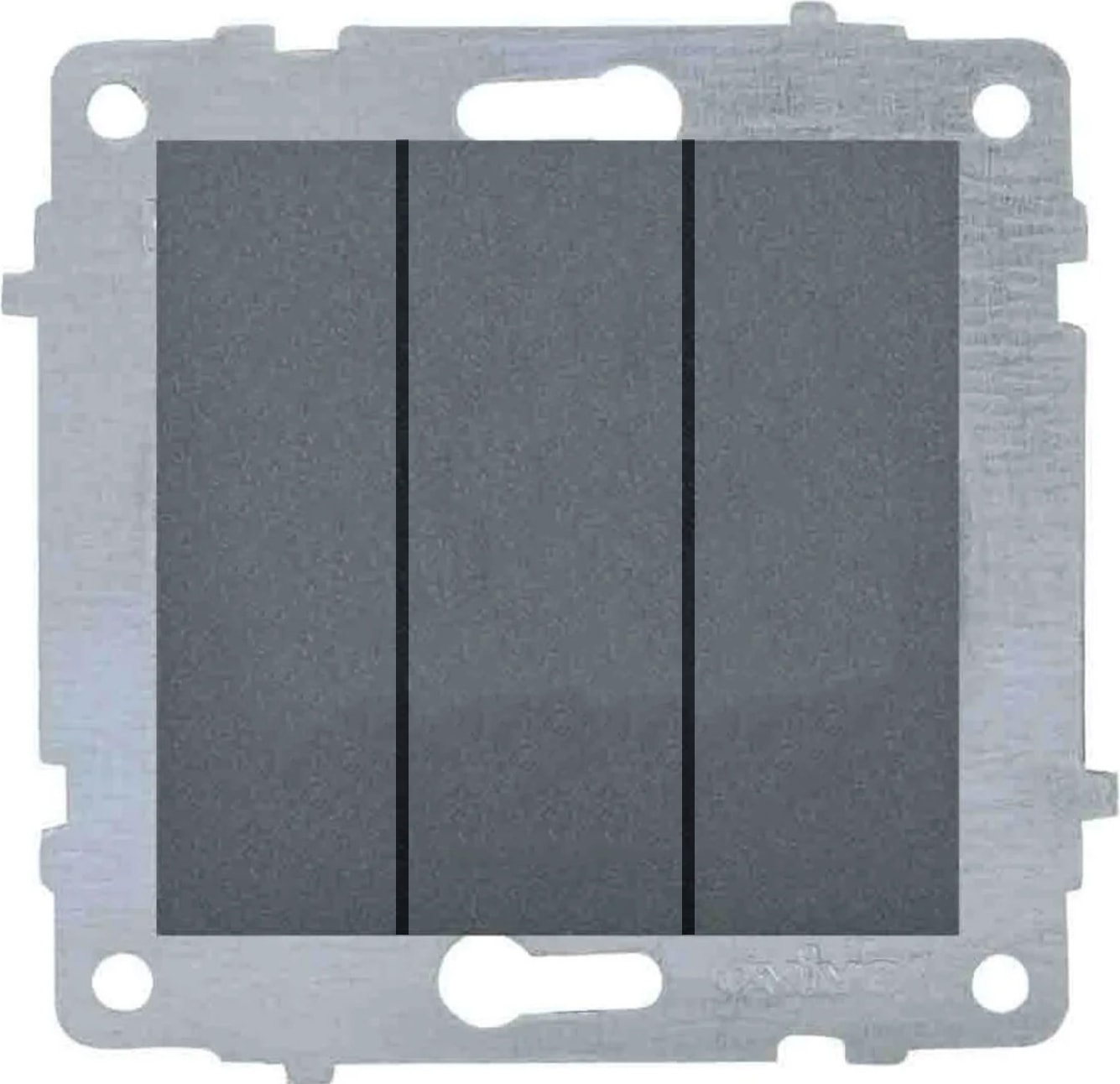 Grano Metalik Füme Üçlü Anahtar