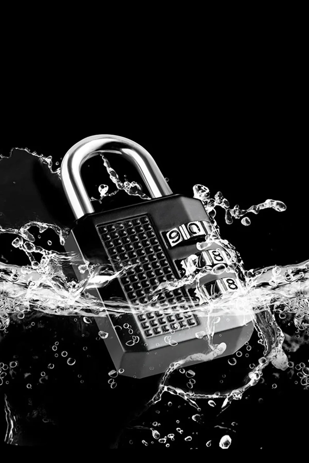 25 mm 3 Basamaklı Haneli Şifreli Premium Paslanmaz Çelik Küçük Ekstra Güçlü Şifreli Asma Kilit