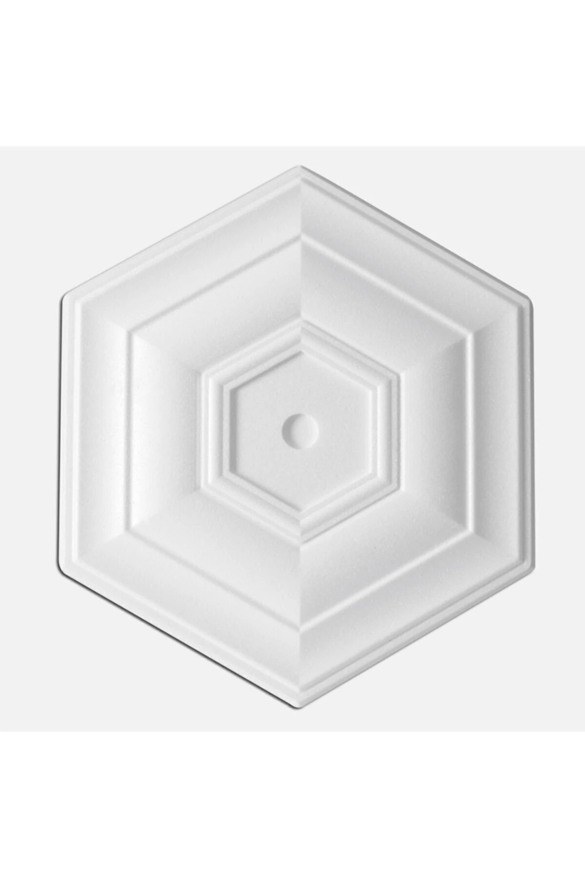 Altıgen Desenli Tavan Lamba Göbeği 46 cm