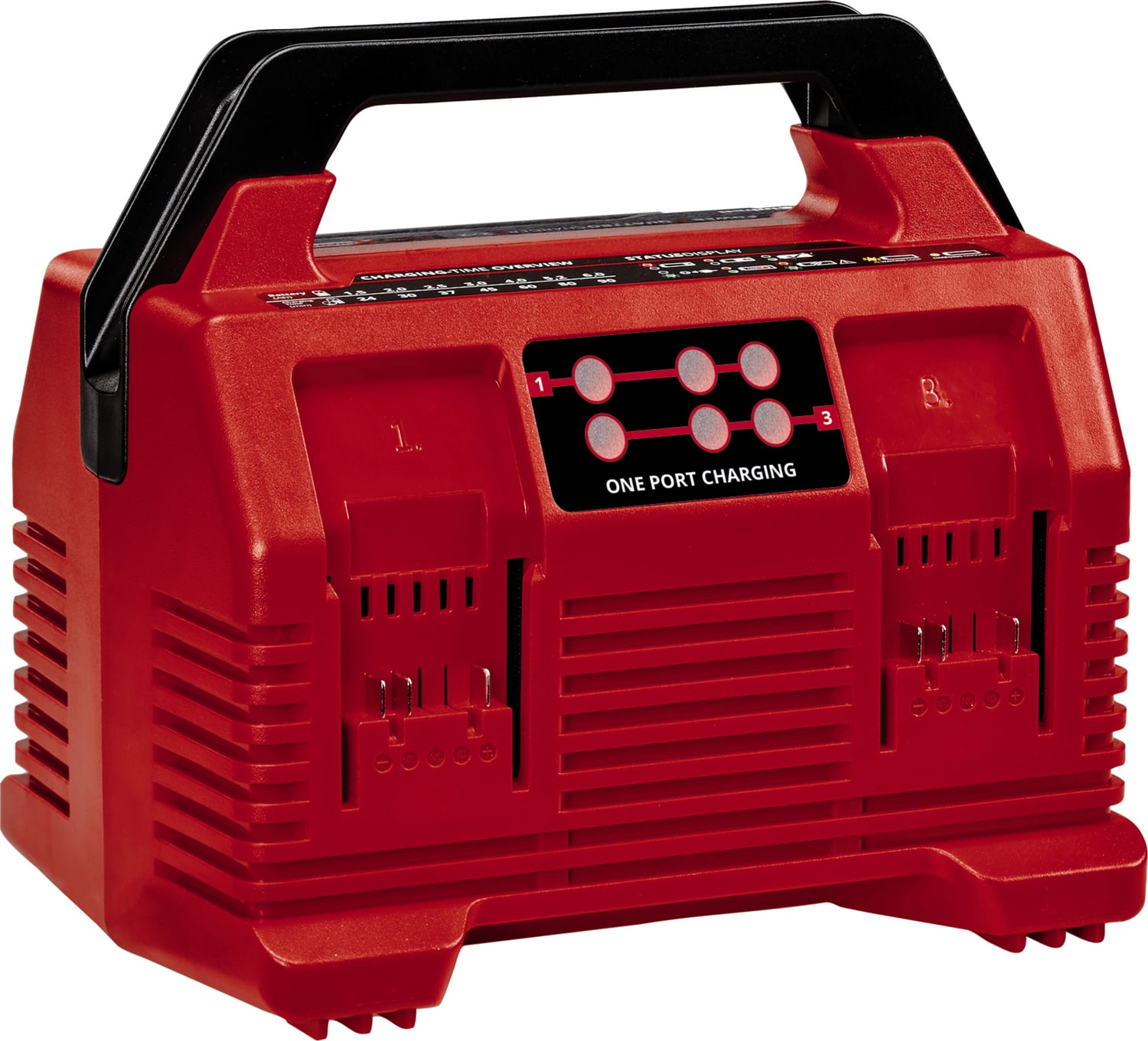 EİNHELL Şarj Cihazı Power X-Quattrocharger 4A Power X-Change (Li-Ion, 18 V, aynı anda 2x2 akü şarjı, akü takibi, akıllı şarj yönetimi, 6'lı LED gösterge) - 4512102
