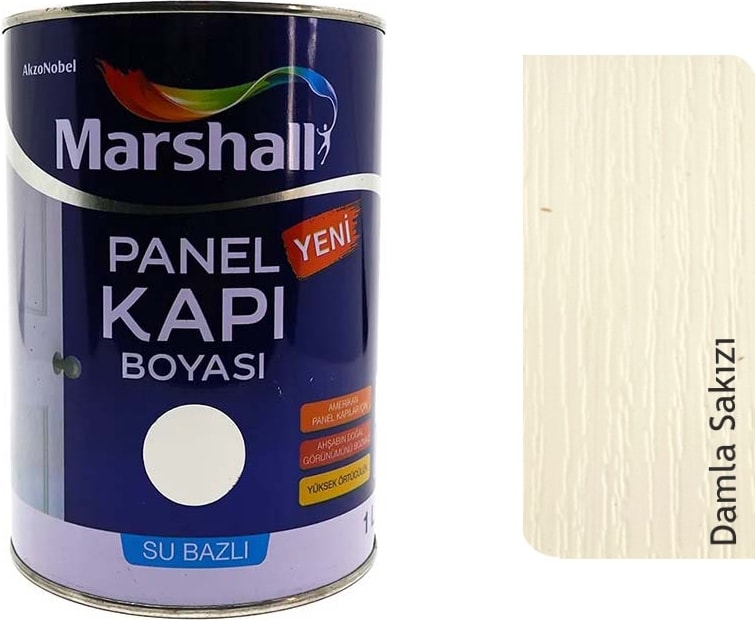 Su Bazlı Panel Kapı Boyası 1 Litre Damla Sakızı
