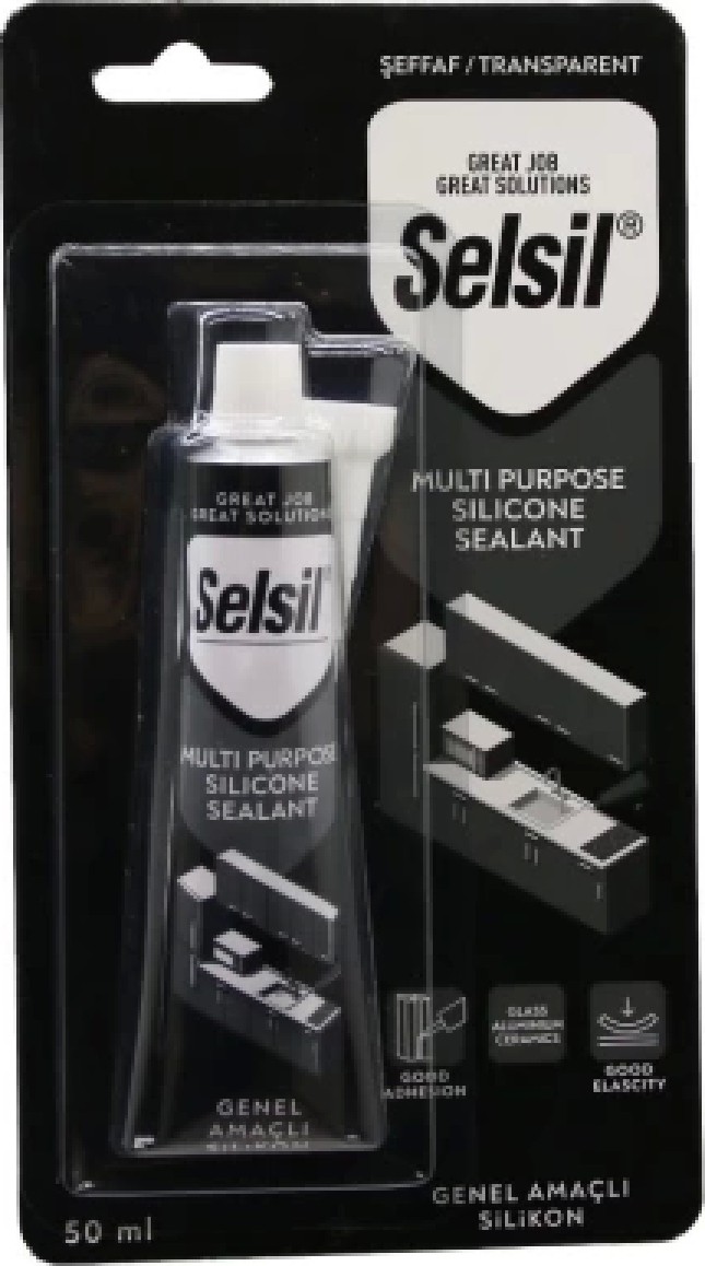 Tüp Silikon 50ML - Şeffaf