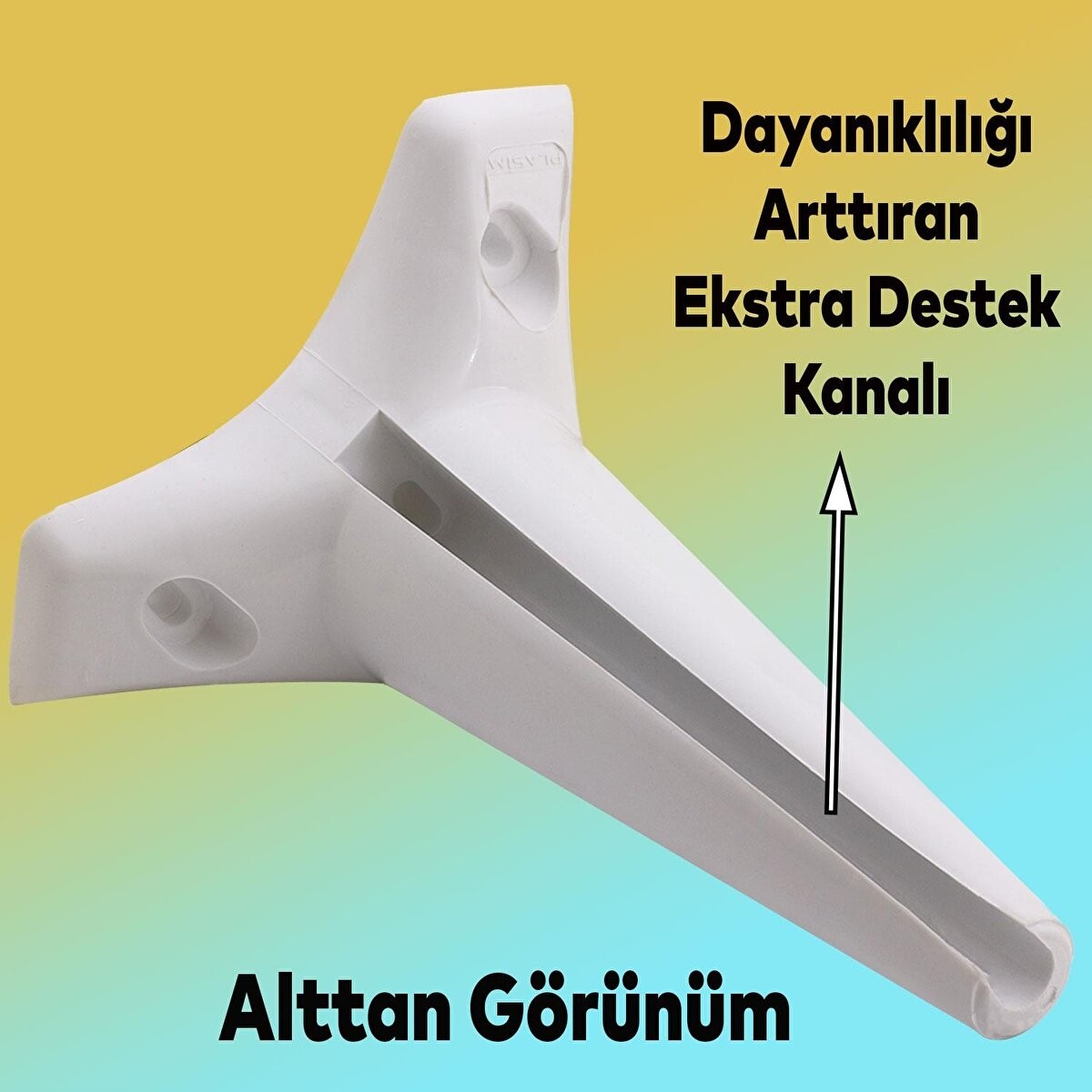 Mobilya Tv Ünitesi Koltuk Kanepe Konsol Destek Ayağı Ayakları 18 cm Beyaz M8 6'lı Set