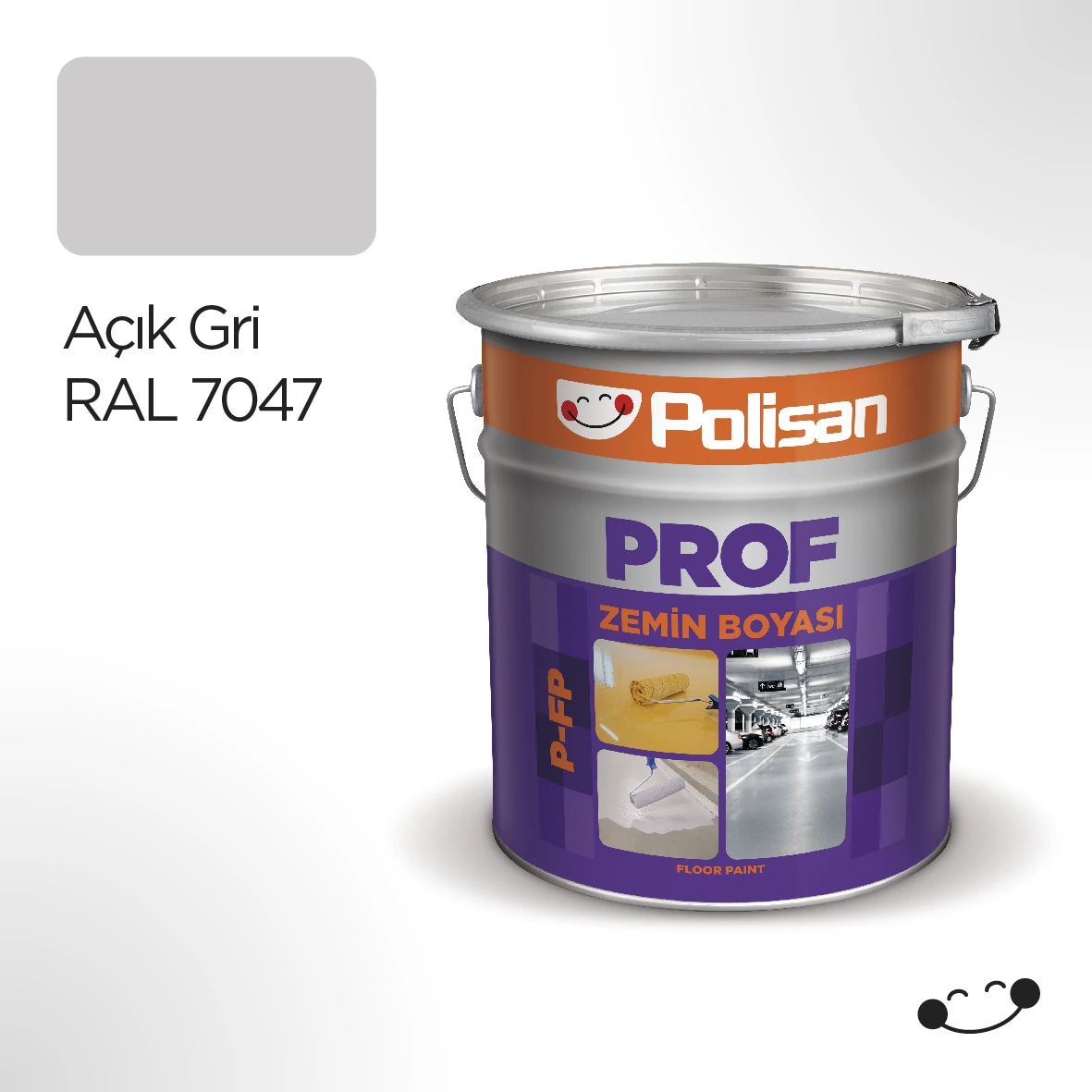 Prof Açık Gri Zemin Boyası (P-Fp) 5 kg