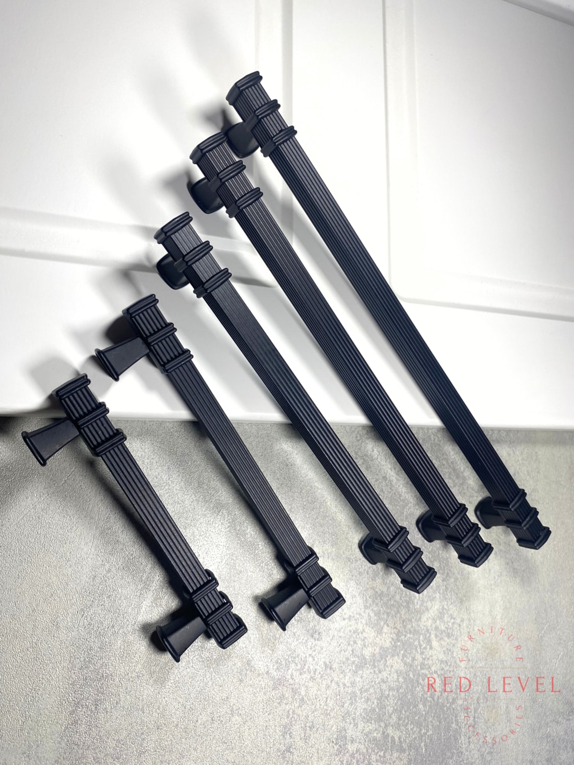 Karen Siyah 96 mm Metal Kulp Modelleri Mutfak Dolap Çekmece Mobilya Kulbu