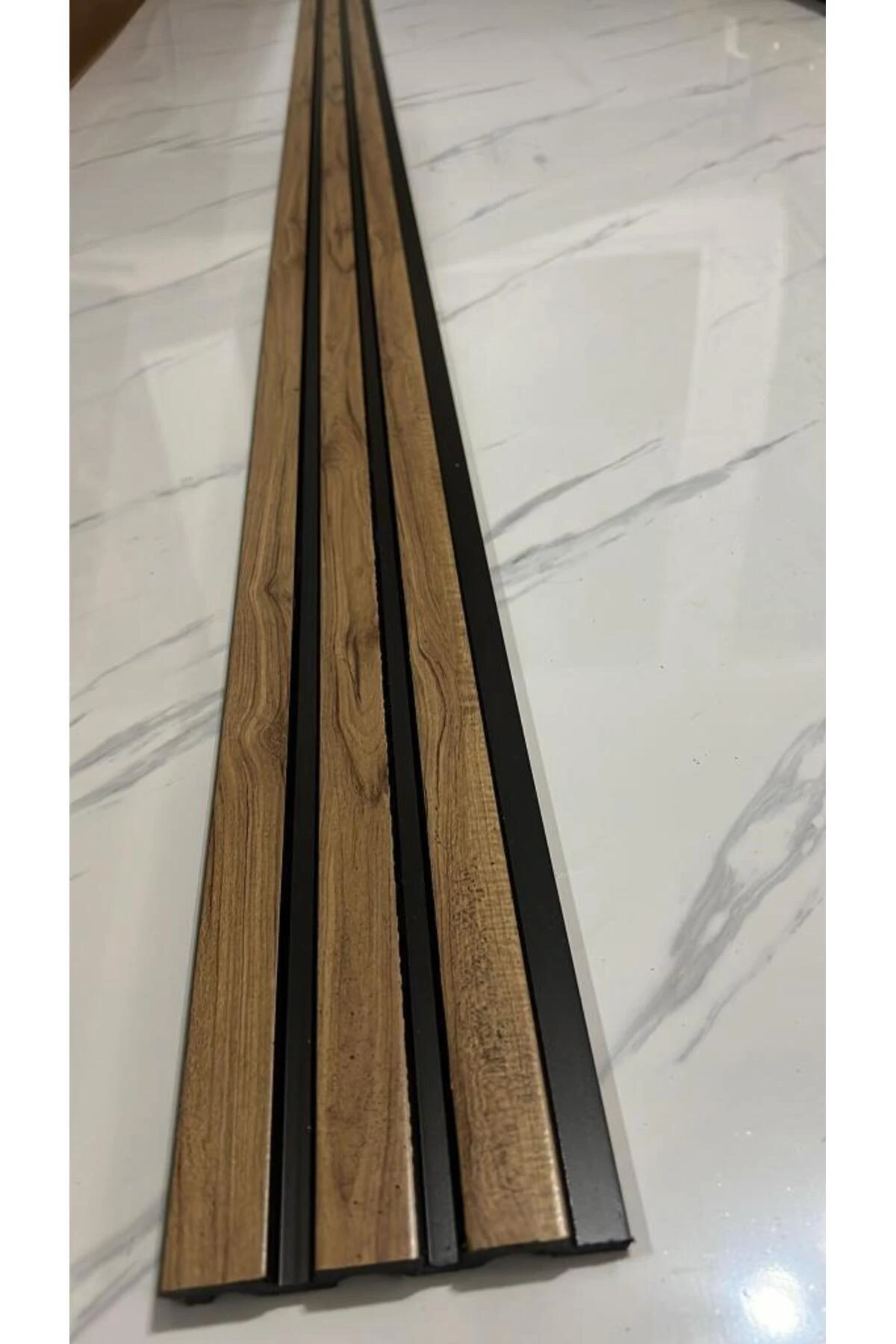 Meşe Model 11cm x 290cm 1 Adet  Ev Ofis Konut Dekoratif PVC Lambiri Duvar Kağıdı Paneli