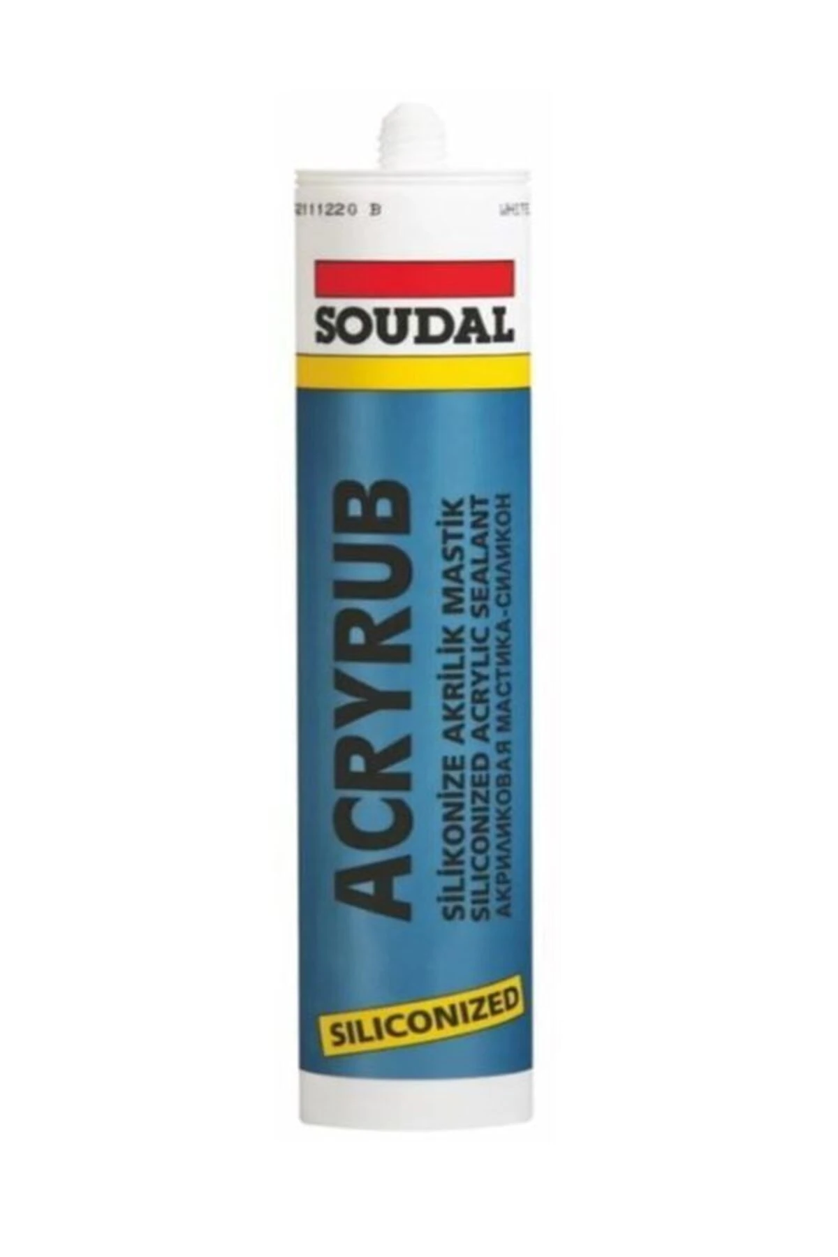 ACRYRUB SİLİKONİZE MASTİK 500G GRİ