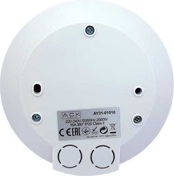 AY31-01010 220V 360 Derece Tavan Tipi Lüks Hareket Sensörü