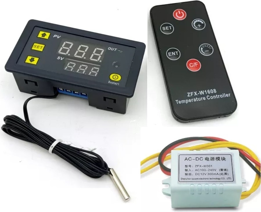 W3231 220VOLT 10A Uzaktan Kumandalı Termostat