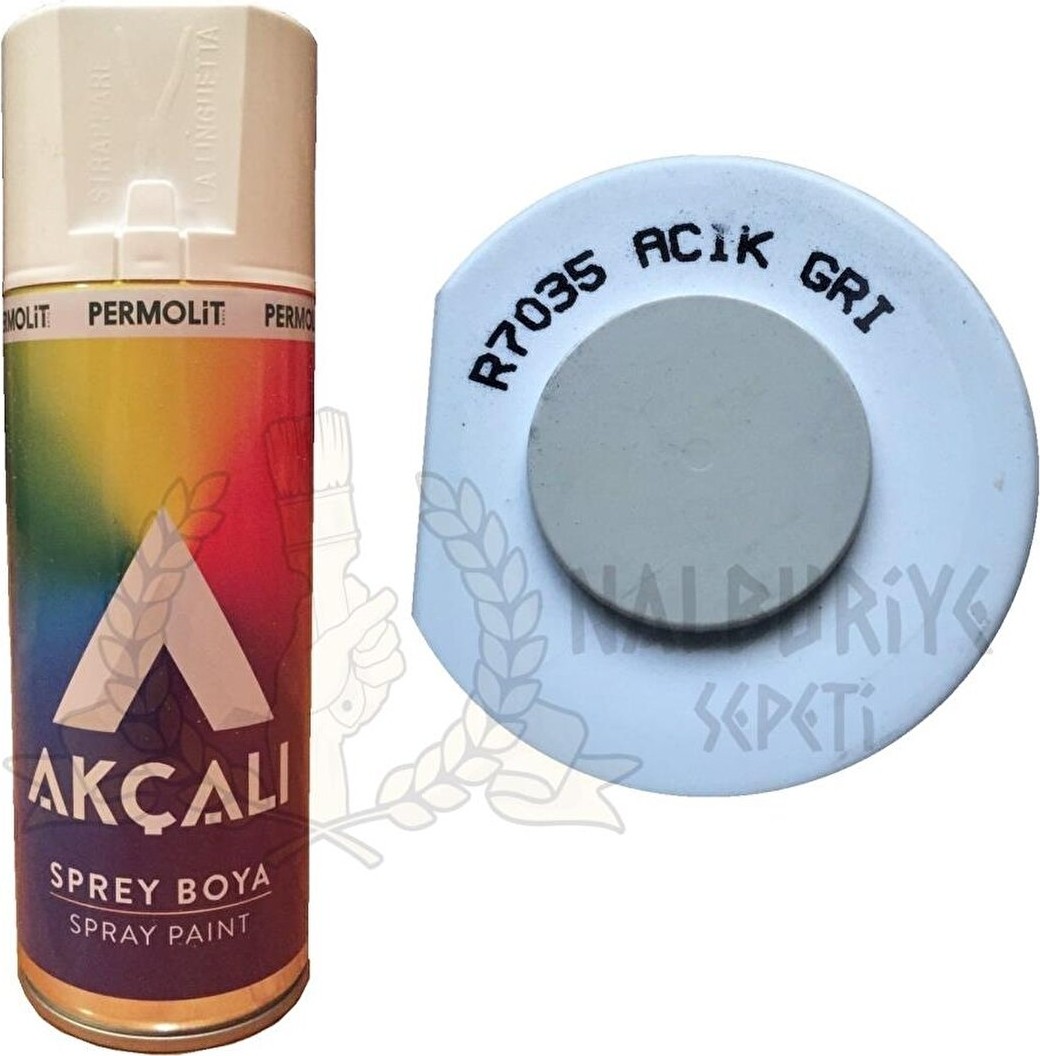 Akrilik Sprey Boya Açık Gri̇ 400 ml - RAL7035