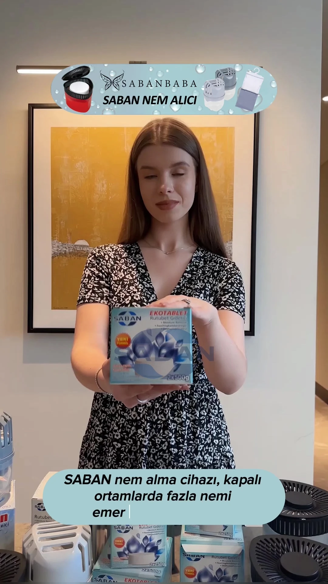 4 Adet 500 gr Nem Alıcılı Ve Rutubet Giderici Aparat Üçgen Lavanta (TABLET DAHİL)