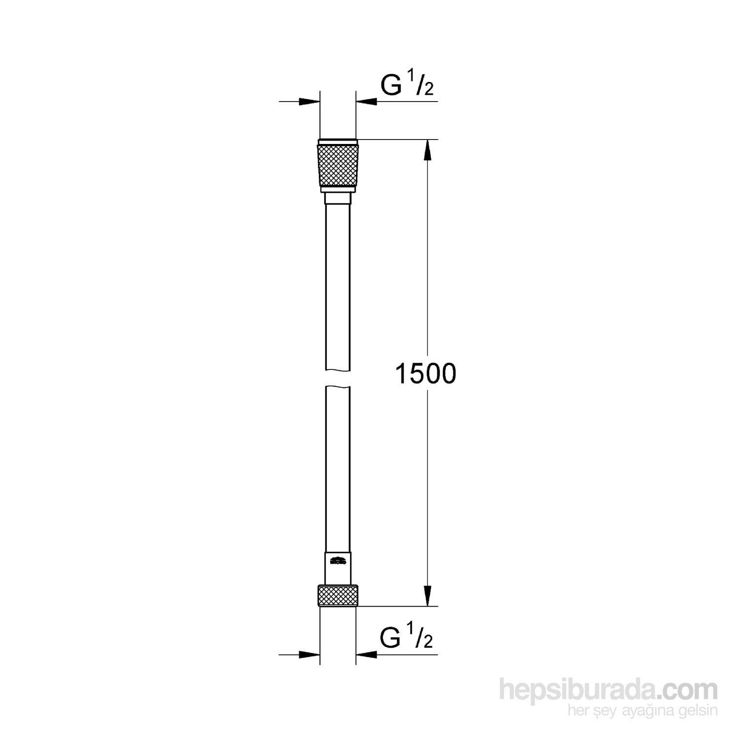 Relexa Silverfleks Spiral Hortum 150 cm - 28364000
