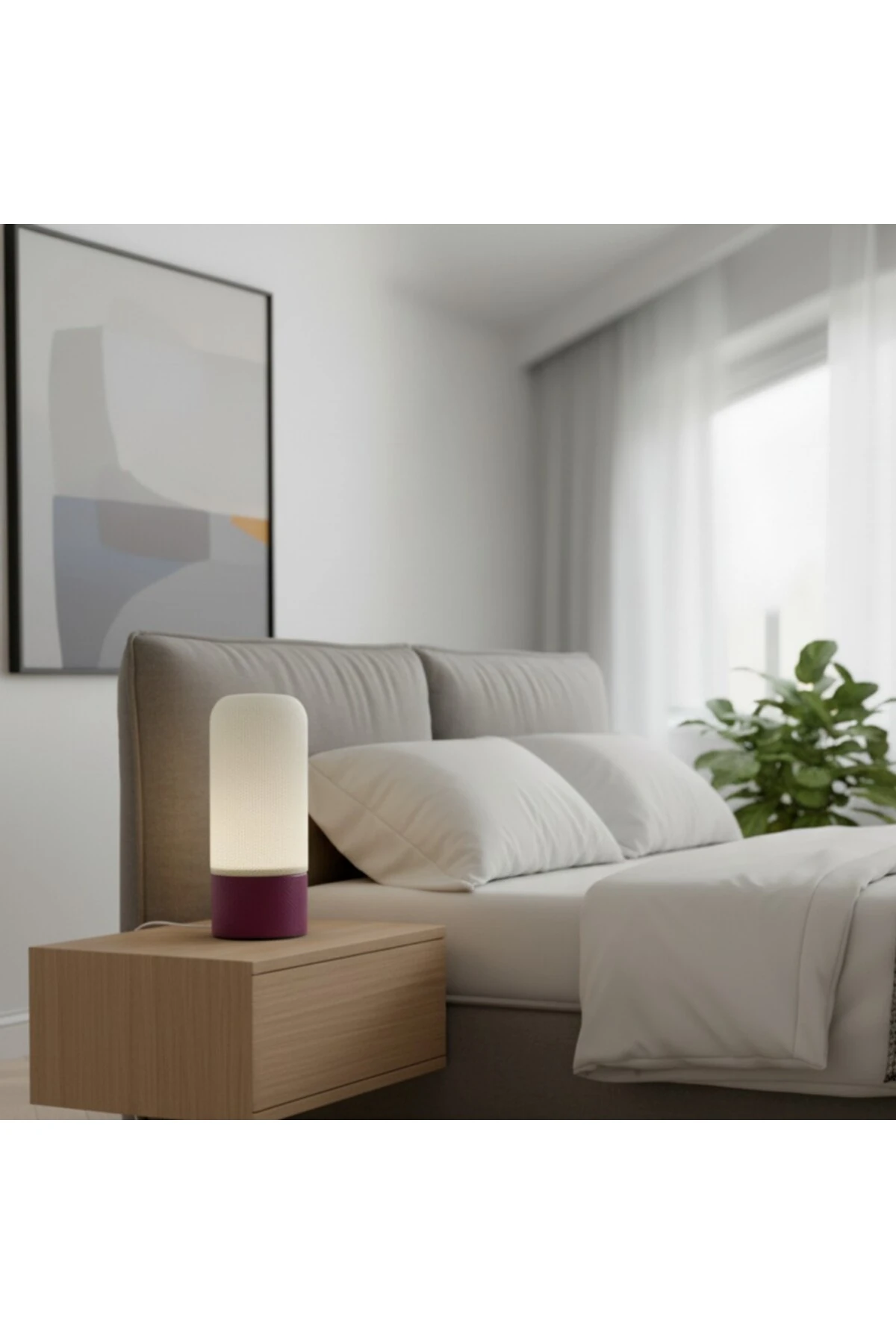 GECE LAMBASI MASA LAMBASI -UZAKTAN KUMANDALI RGB AMPUL VE ANAHTARLI ELEKTRİK KABLOLU