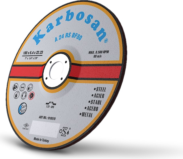 KARBOSAN Metal Taşlama Taşı 230X6.4 - 10 Adet