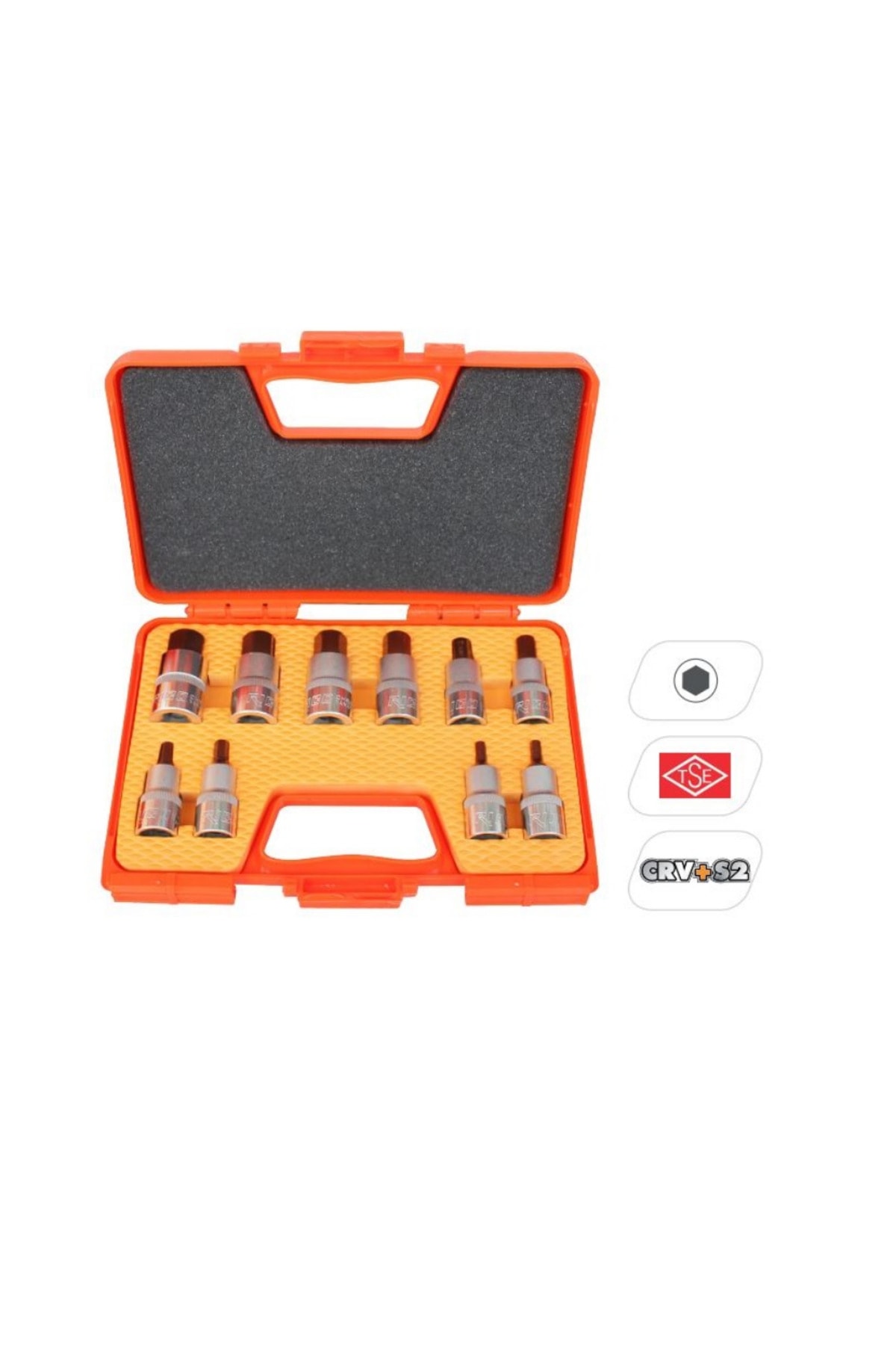 RİCO 10 Parça 1/2” Lokmalı Torx Bits Uç Seti