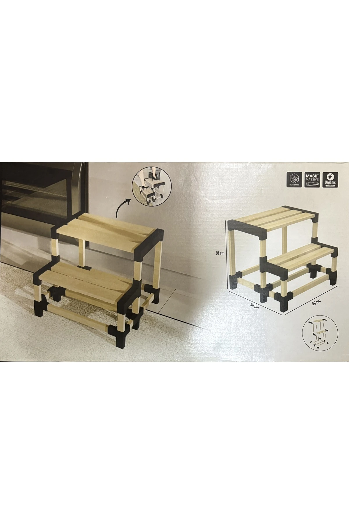 Basamaklı Ahşap Merdiven