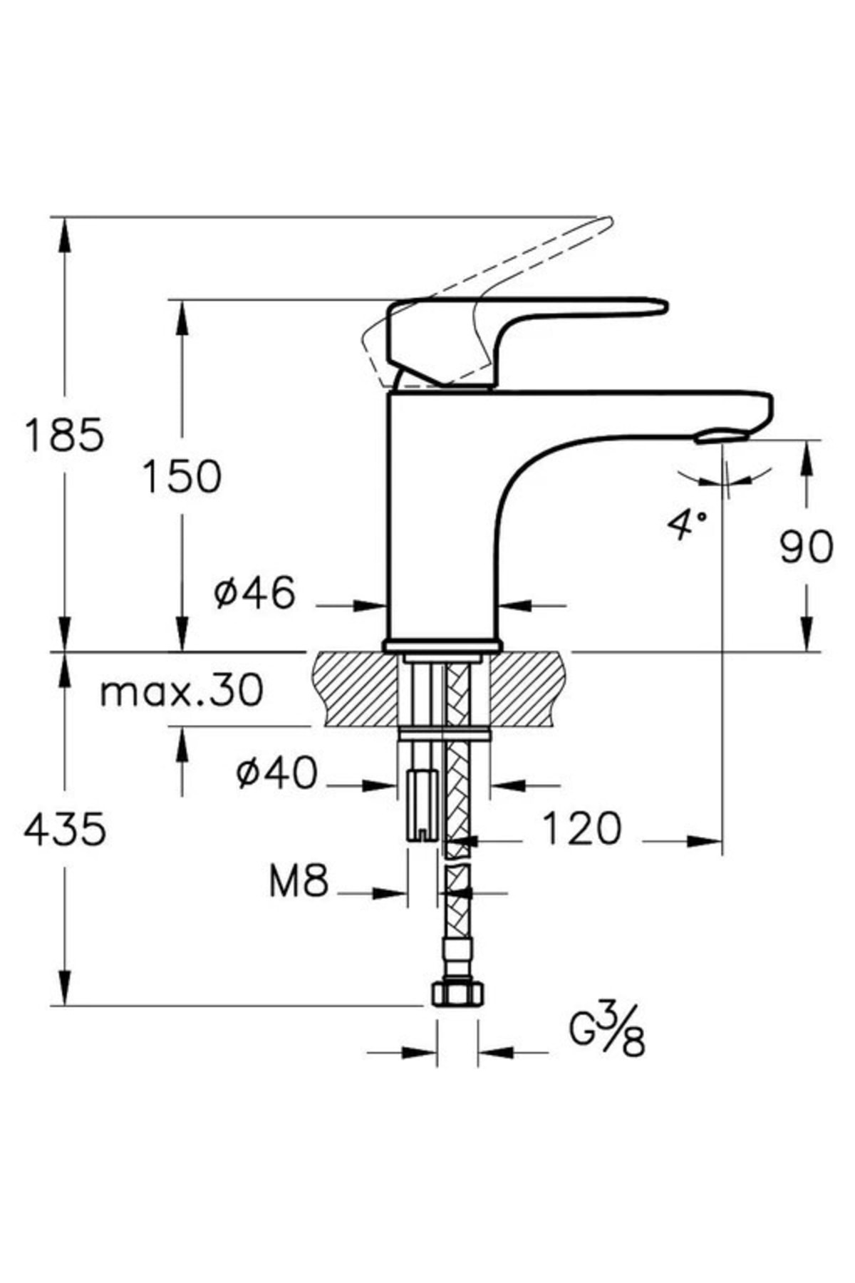 Lavabo Bataryası Krom A42705