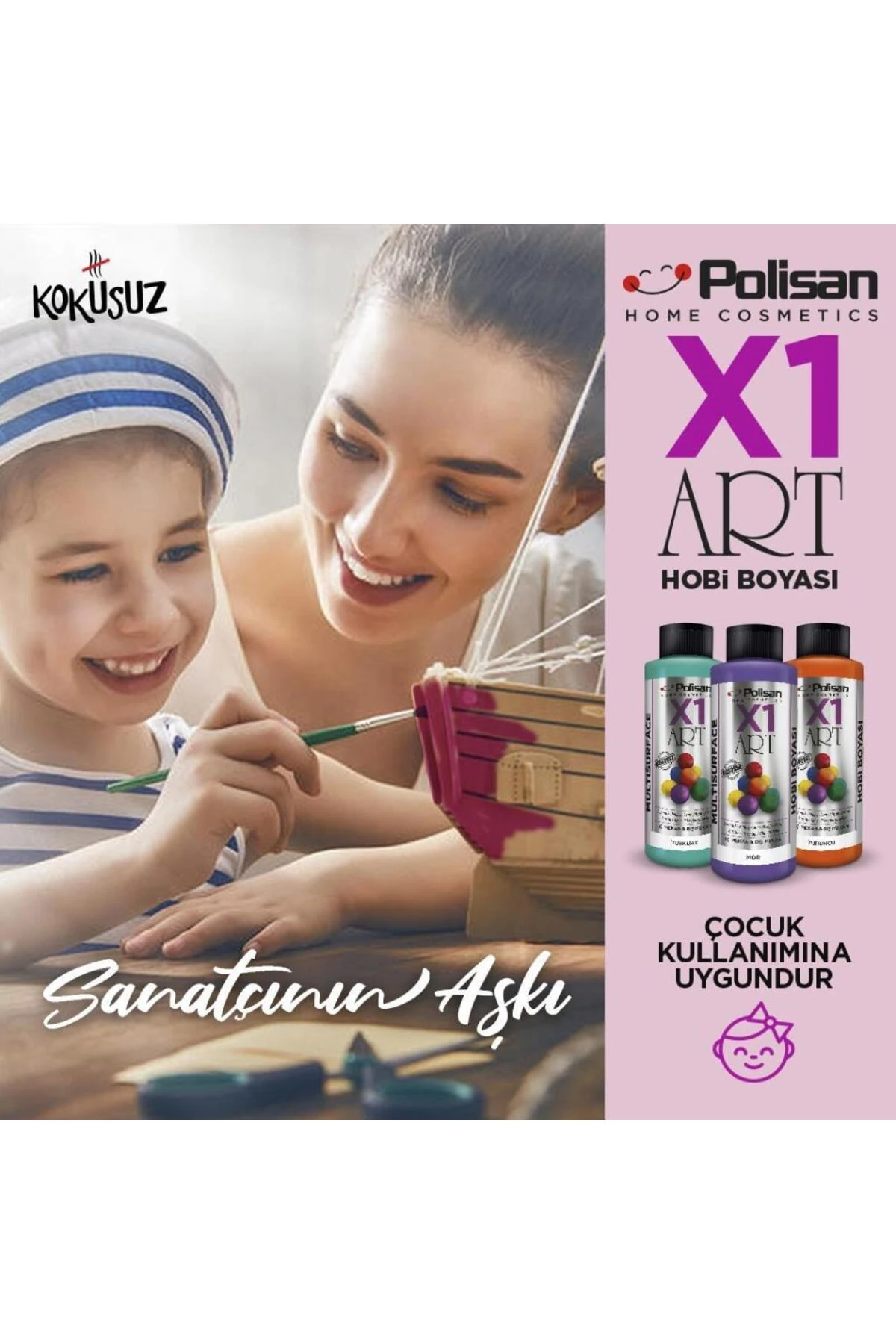 X1 Art Multisurface Parlak Vernik 120ml