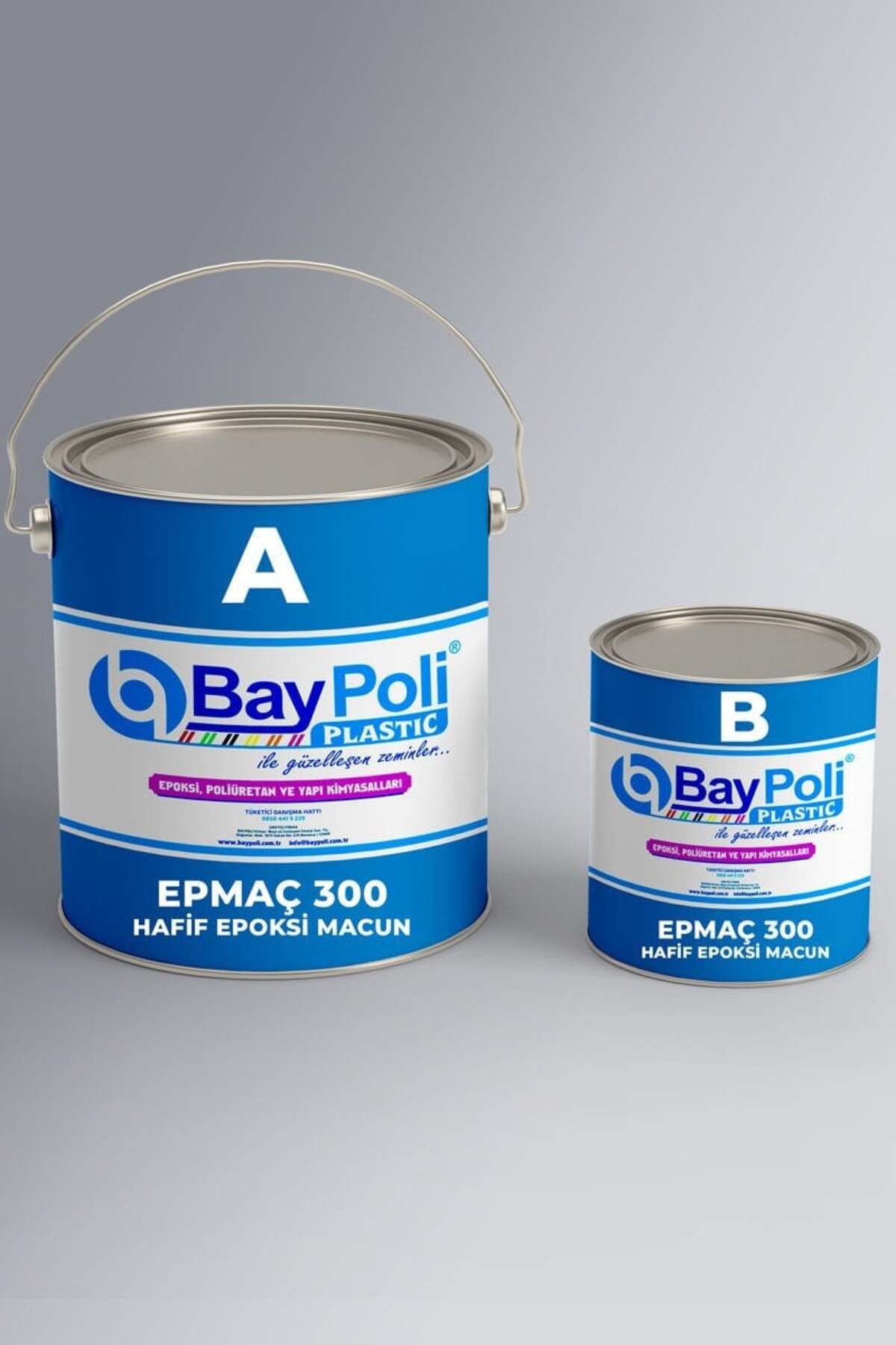 Epmaç 300 Hafif Epoksi Macun 10kg - Beyaz