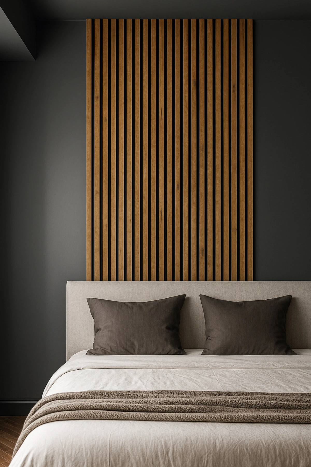 Savana Meşe Kendinden Yapışkanlı Duvar Çıta – 12 Adet 120 cm Uzunluk 18 mm Kalınlık Dekoratif Panel