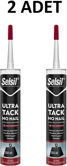 Ultra Tack Beyaz Silikon 290 ml 2 Adet