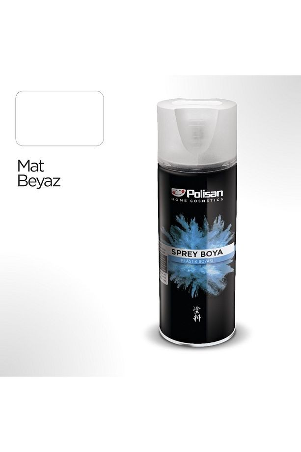 Plastik Yüzey Mat Beyaz Sprey Boya 400 ml
