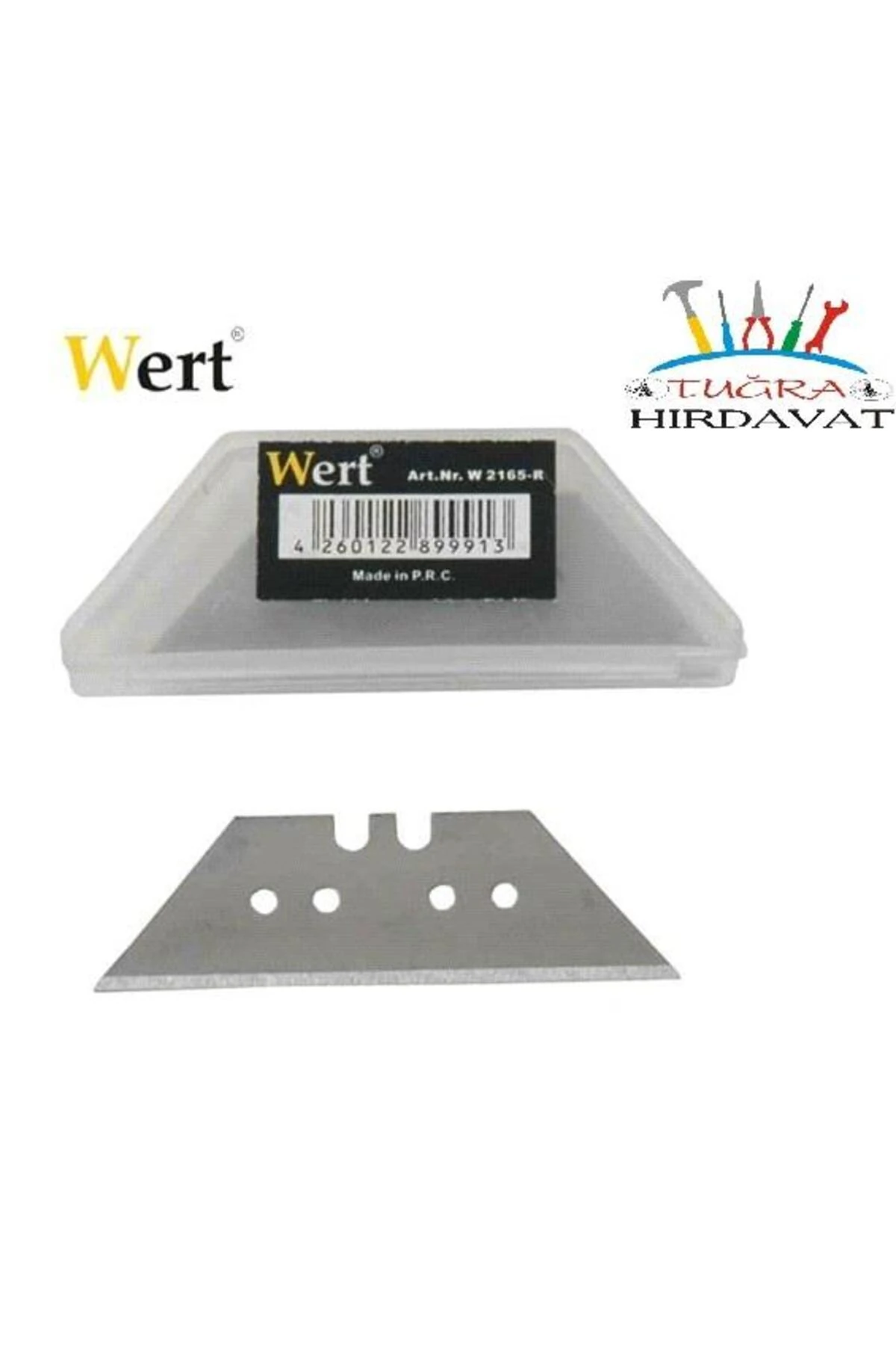 2165-r Cam Kazıyıcı Halı Maket Bıçağı Yedeği 10 Lu Paket