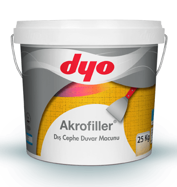 DYO AKROFİLLER                                            (DIŞ CEPHE MACUNU)  4,5 kg