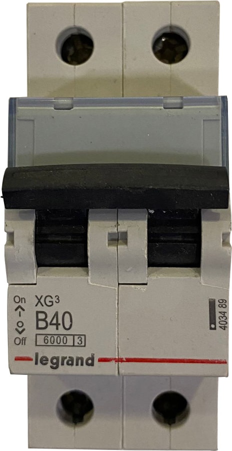 403489 Xg3 Serisi 6ka 40A 2 Kutuplu B Tipi Otomatik Sigorta