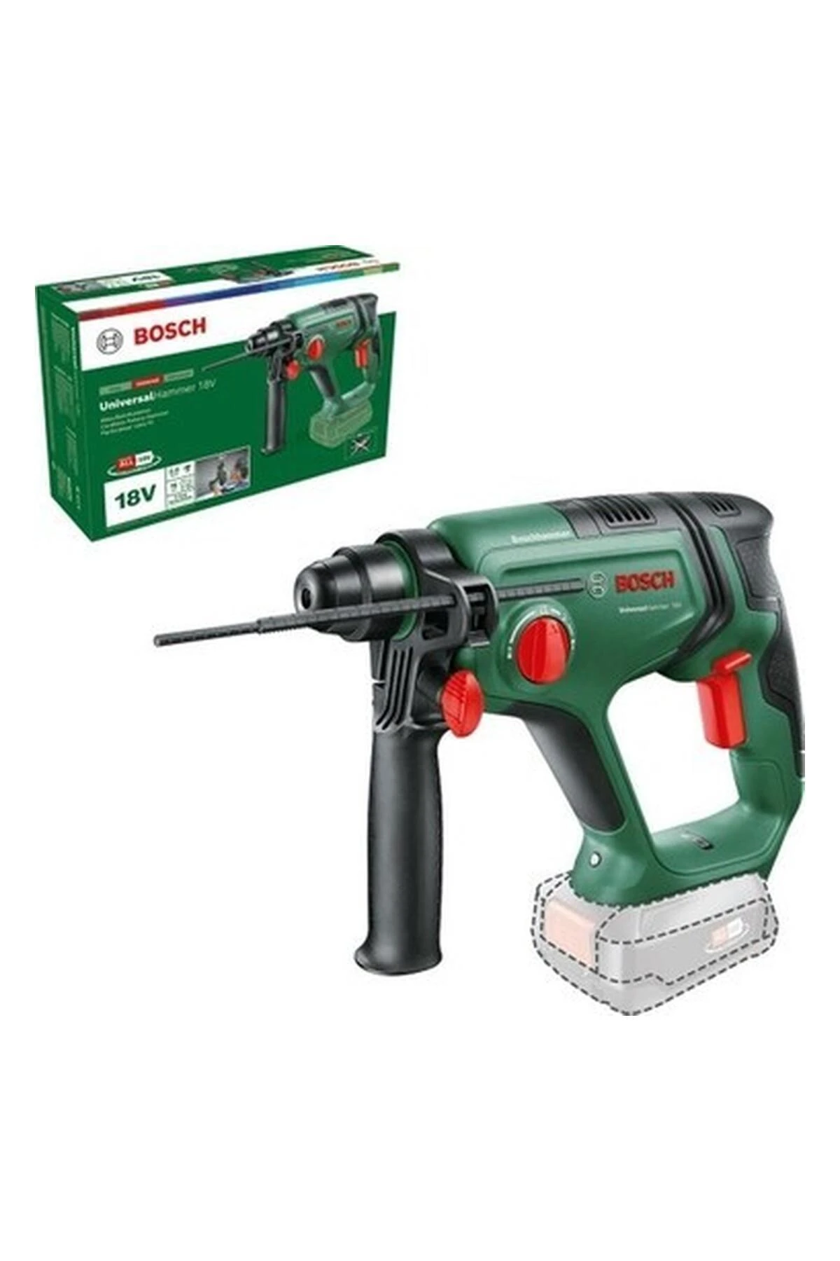 Universalhammer 18V Akülü Kırıcı Delici (Solo - Aküsüz) - 06039D6000