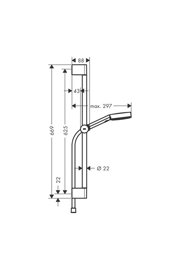 Pulsify Select S Duş Seti - 24161000