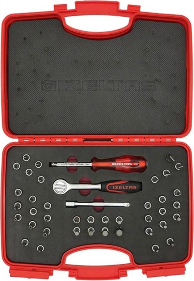 Izeltaş 1/4" Bits Uçlu Lokma Takımı 42 Parça