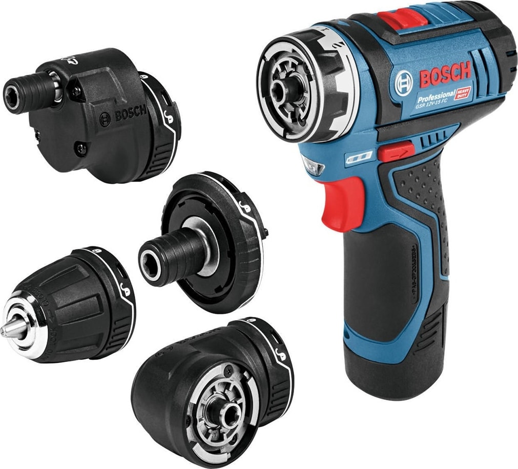 BOSCH Professional GSR 12V-15 FC 2x2.0 Ah Akülü Vidalama Makinesi
